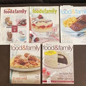 2009 Kraft food & family cooking magazines Spring summer fall winter holiday lot